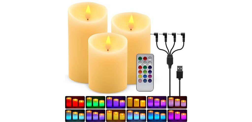 Rechargeable Candles with Remote