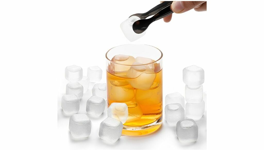 Yopay 200 Pieces Plastic Ice Cubes