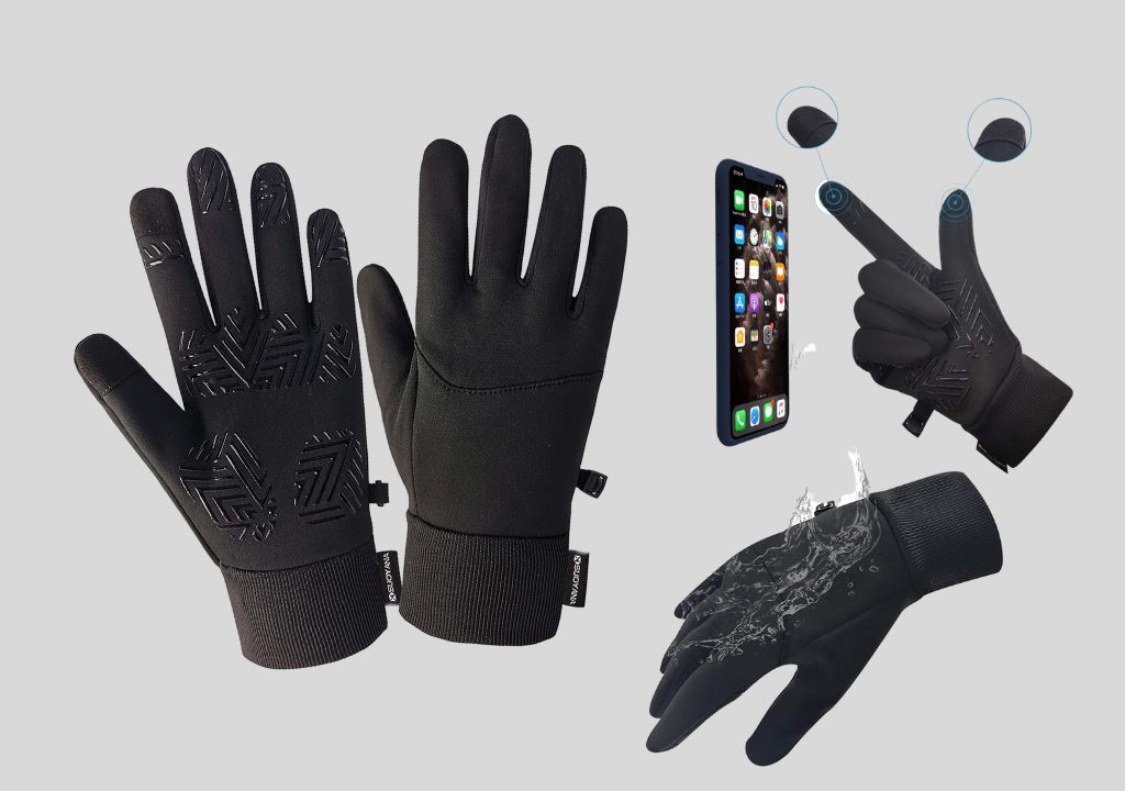 Water Resistant Touch Screen Boating Gloves