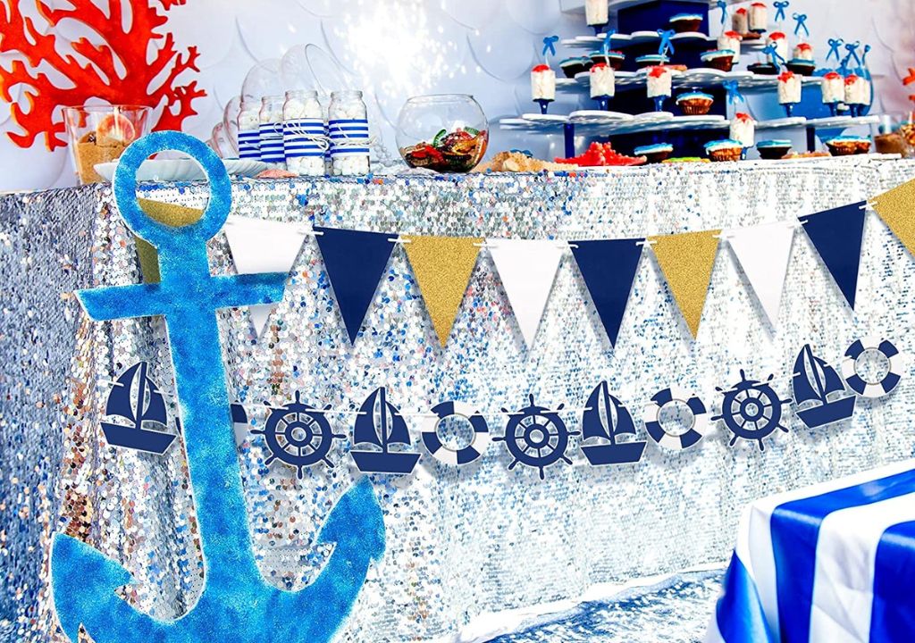 Nautical Party Decorations Missy Goes Boating   Set Featured Photo Template 16 