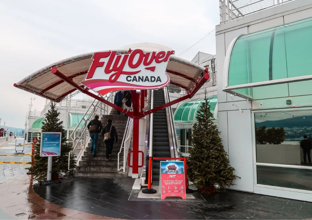 entrance to the event fly over canada