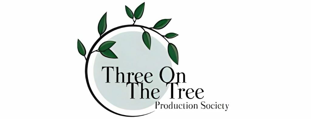 Three on the Tree Production Society logo with green leaves, representing the Magic Lake Lantern Festival.