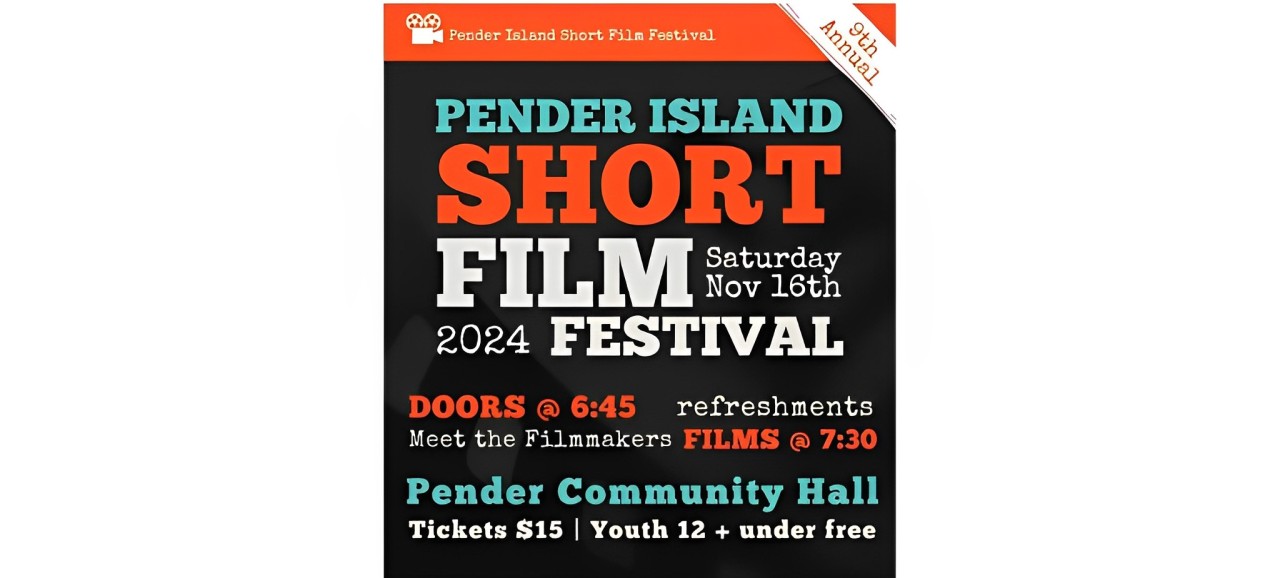 Poster for the 2024 Pender Island Short Film Festival