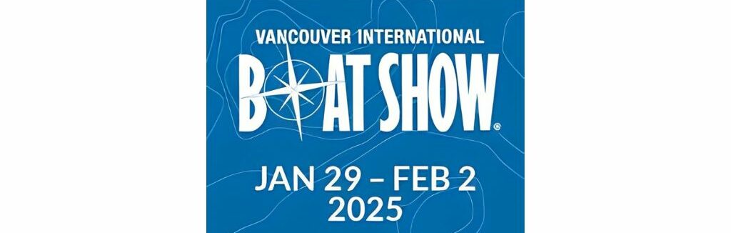 Vancouver International Boat Show logo with event dates