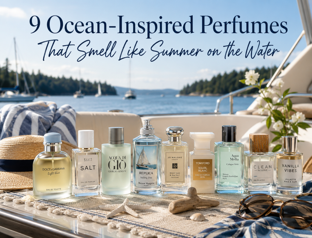 9 Ocean-Inspired Perfumes That Smell Like Summer on the Water