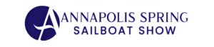 Annapolis Spring Sailboat Show logo on white background.