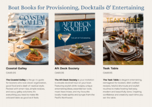 Boat provisioning and entertaining guidebooks