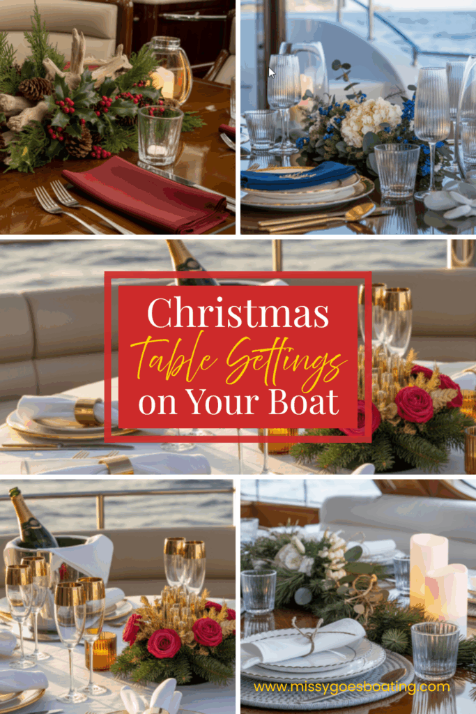 Setting a Holiday Table Afloat 8 Christmas Table Settings Pin