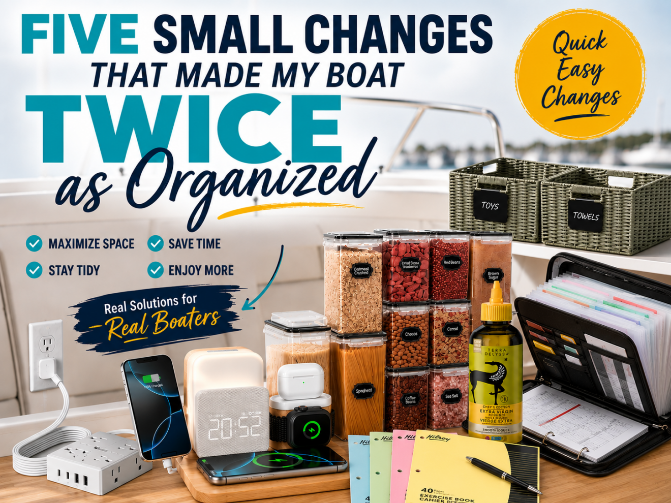 Organized boat storage solutions and tips