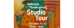 Gabriola Thanksgiving Studio Tour 2025 poster
