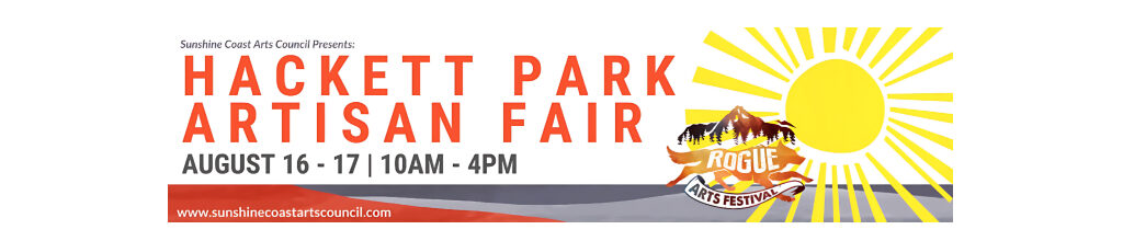 Hackett Park Artisan Fair Hackett Park Artisan Fair logo featuring a blue pavilion, green trees, and a winding path in a colorful, artistic design.