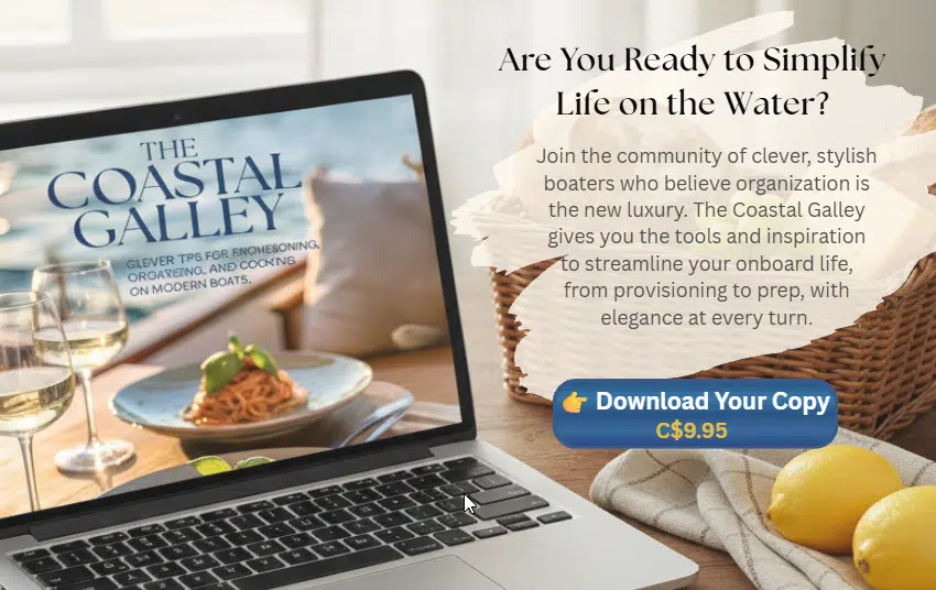 Coastal Galley: Clever Tips for Provisioning, Organizing and Cooking on Modern Boats 2 Promoting organization for boaters' cooking